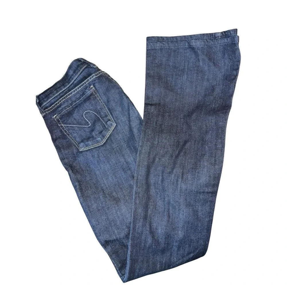 Y2K Citizens of Humanity Kelly 001 Low Waist Bootcut Wide Leg Jeans Dark Wash 25